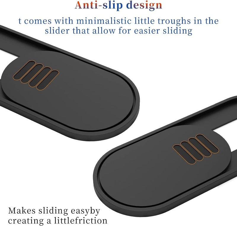 Knomix 3 Pack Ultra-Thin Camera Cover Slide for Tesla Model 3 / Y Interior Cabin Camera Laptop PC Front-Facing Webcam Sticker Blocker Protect Your Privacy (Classic Version) - Image 5